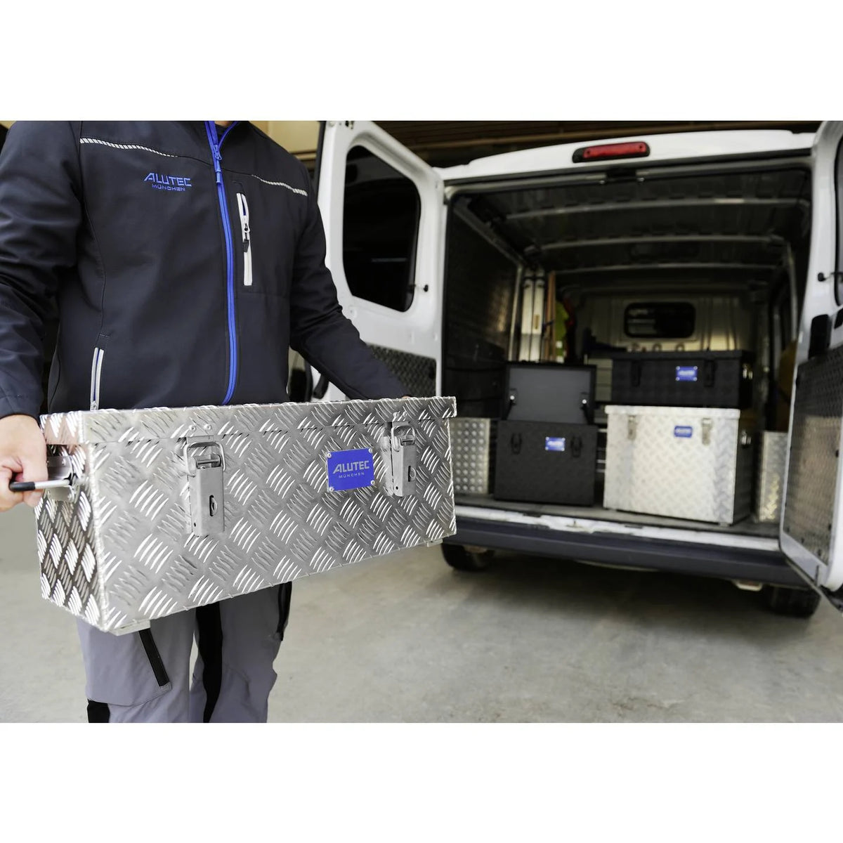 ALUTEC EXTREME 37 – Alubox 37 Liter Riffelblech – Detail 4