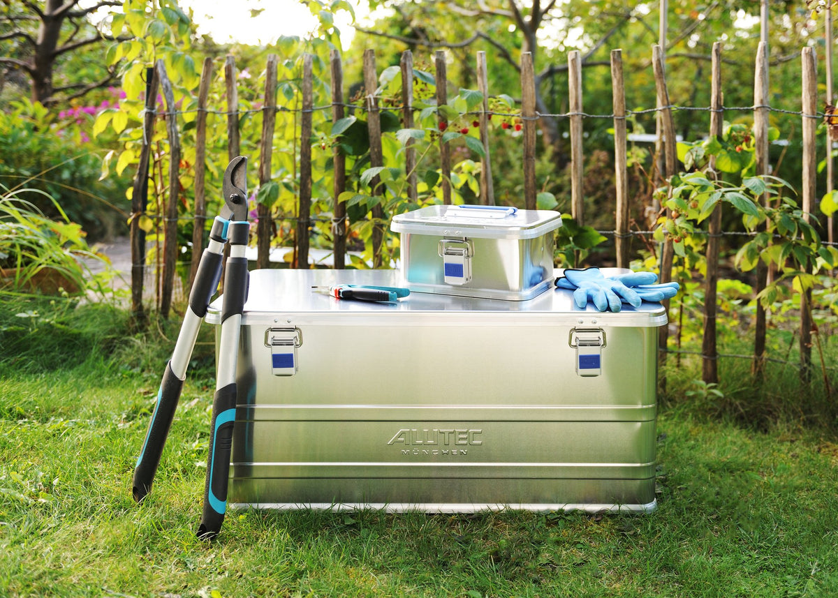 ALUTEC Alubox – im Garten