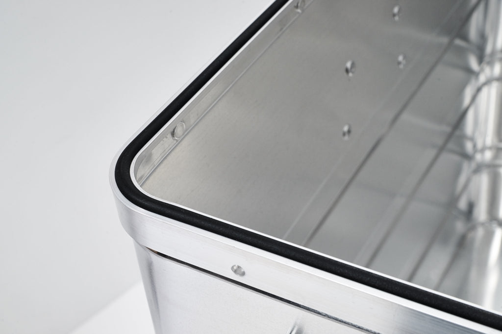 ALUTEC Alubox – Detail Gummidichtung