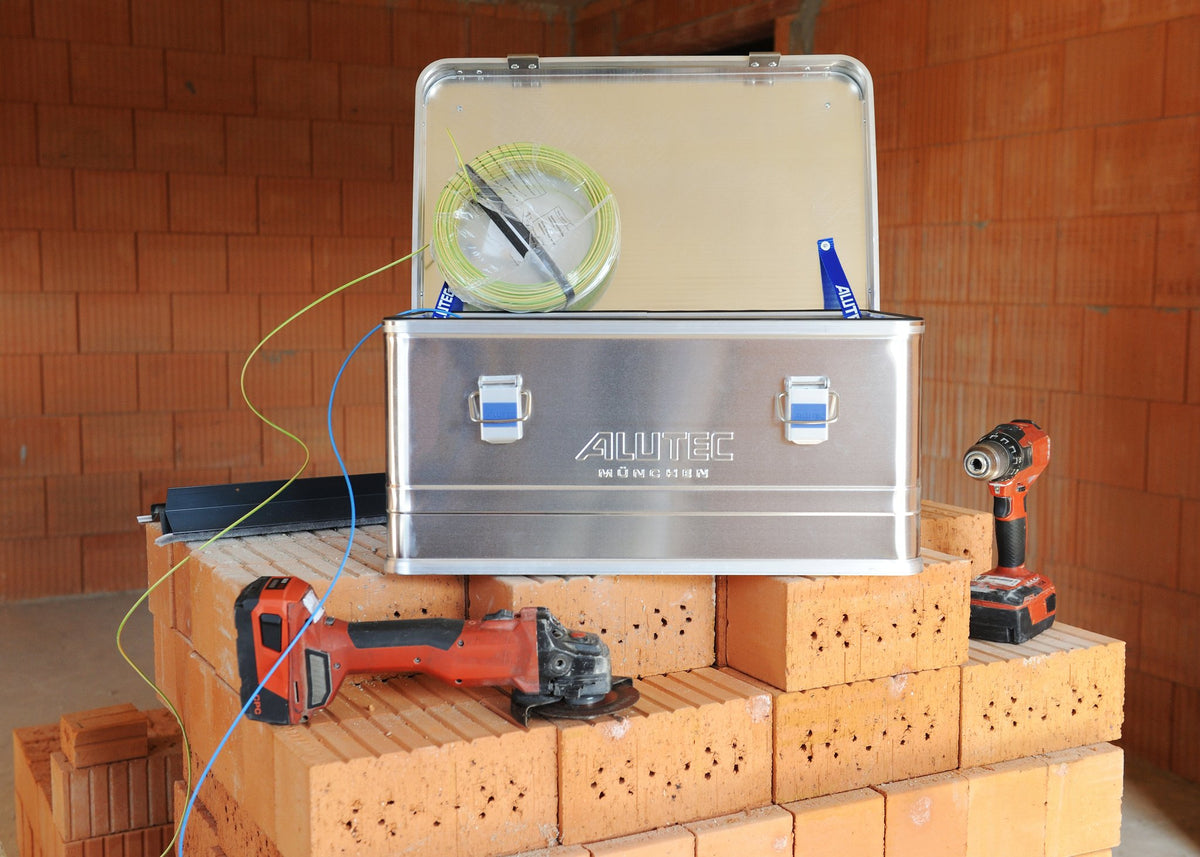 ALUTEC Alubox – auf der Baustelle